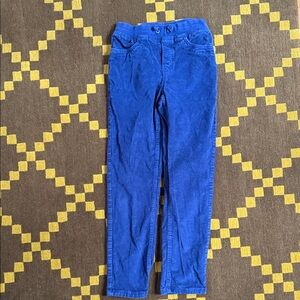 Hanna Andersson Deep Blue Corduroy Pants